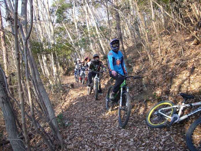 晩秋の高峰山MTBワールド