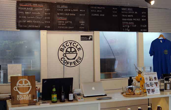 BICYCLE COFFEE店内