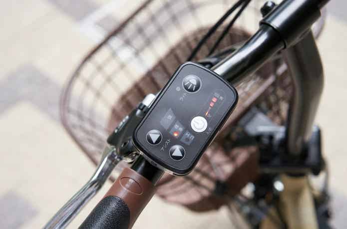 ペルテック電動アシスト自転車のスイッチ