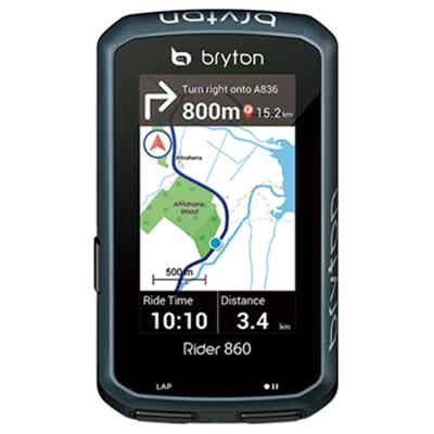 カラー液晶タッチパネル搭載の「Rider860」