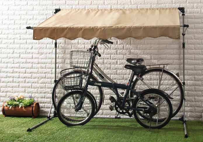 自転車　置き場　屋根