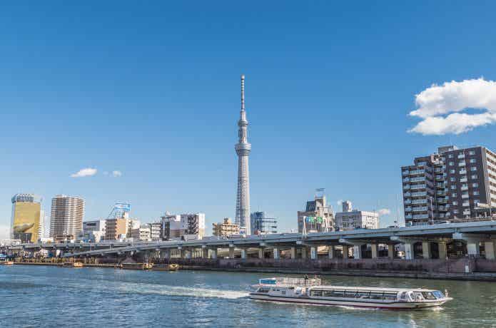 隅田川と東京スカイツリー