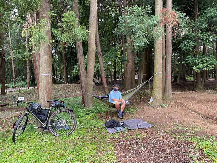 自転車 ハンモック