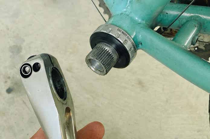 クランク　交換　自転車