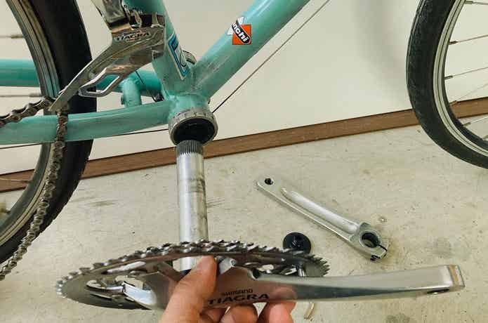 クランク　交換　自転車