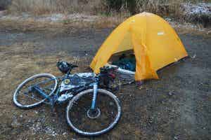 自転車　キャンプ