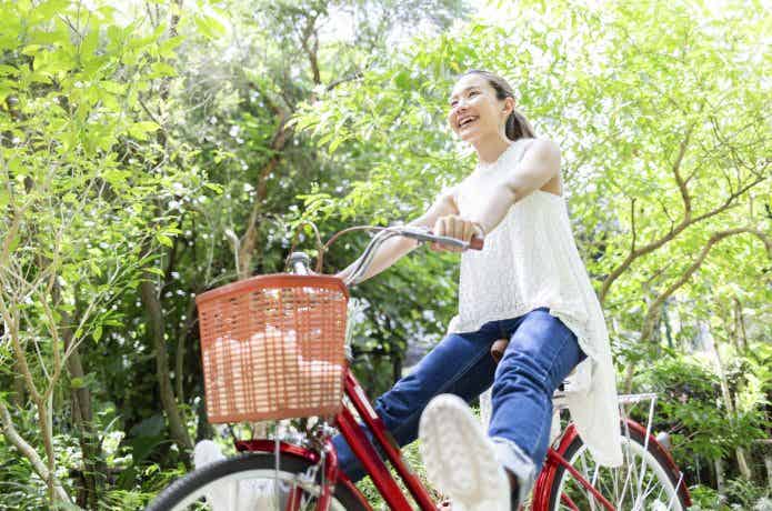 自転車　ラクチン