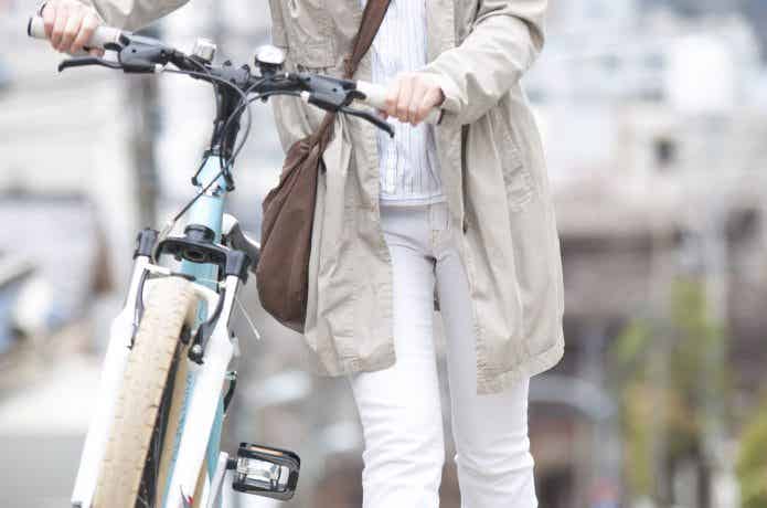 自転車　普段着