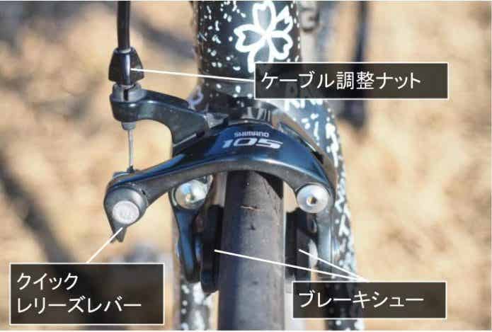 ロードバイク　キャリパーブレーキ
