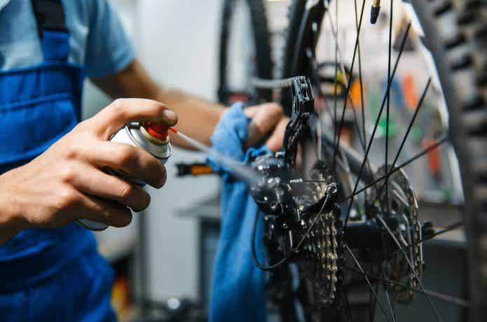 自転車　メンテナンス　パーツクリーナー
