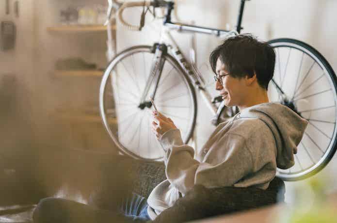自転車　インテリア