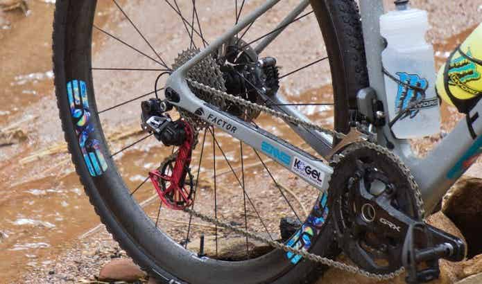 マウンテンバイクの後輪