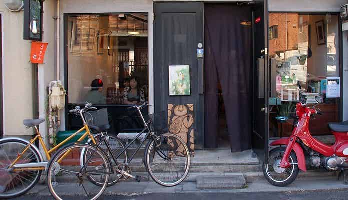 レンタルのtokyobikeとカフェ