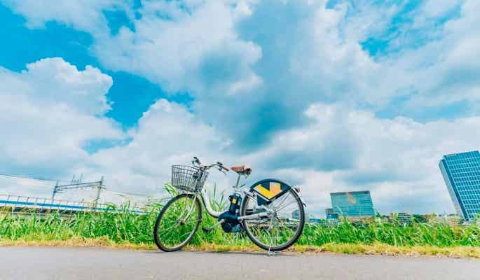 シェアサイクル　サイクリング　多摩川