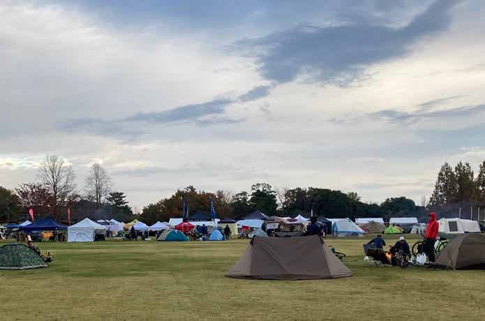 BIKE&CAMP イベント　キャンプサイト