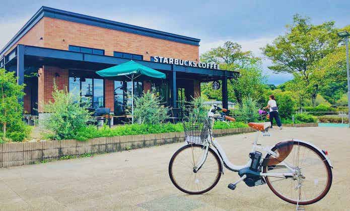 シェアサイクル コーヒーショップ