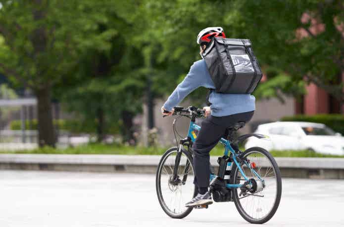自転車　デリバリー