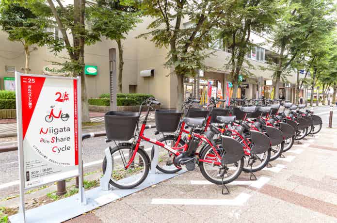 シェアサイクル ポート　新潟