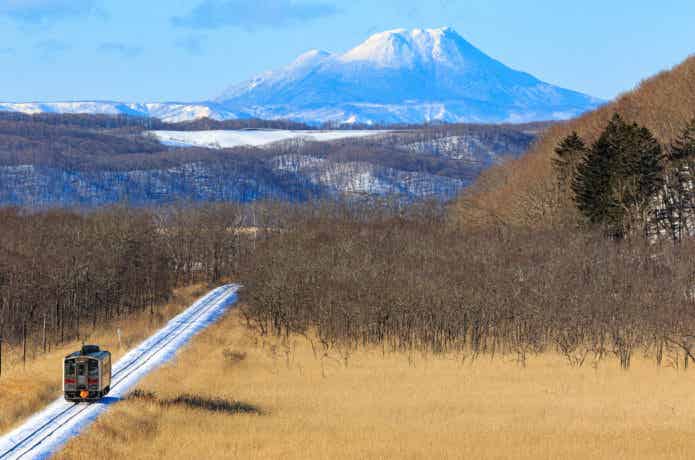 鉄道 雪山