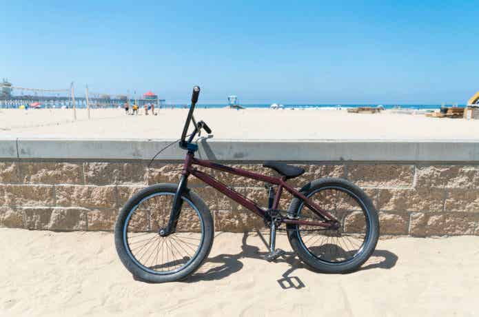 ビーチ仕様にカスタムしたBMX