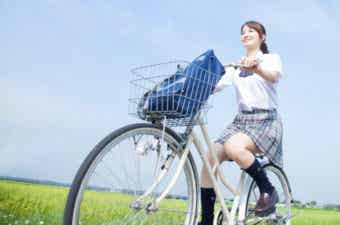 高校生　自転車