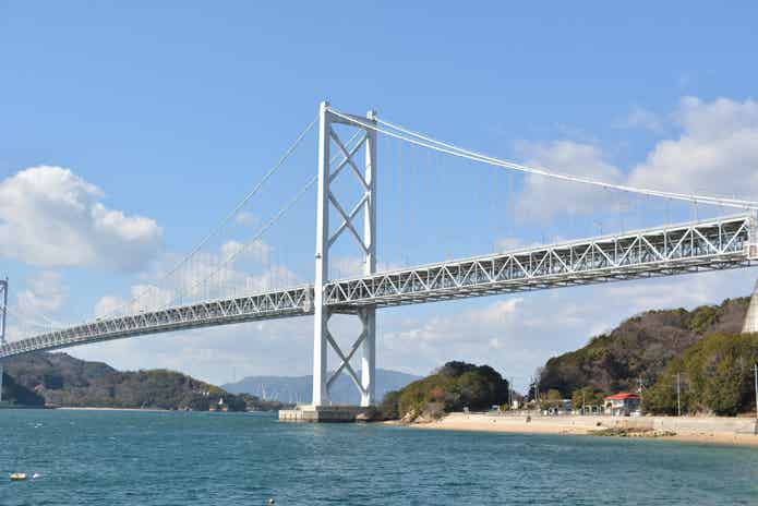 しまなみ海道の橋と海