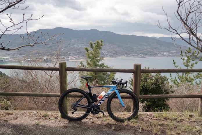 しまなみ海道の風景と自転車