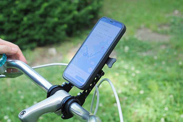 自転車のスマホホルダー