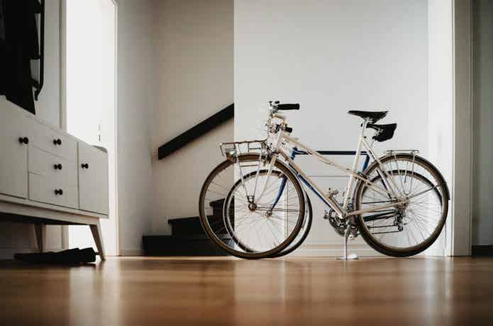 自転車 屋内保管