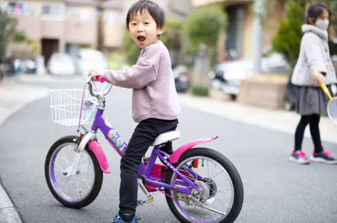 子供用の自転車