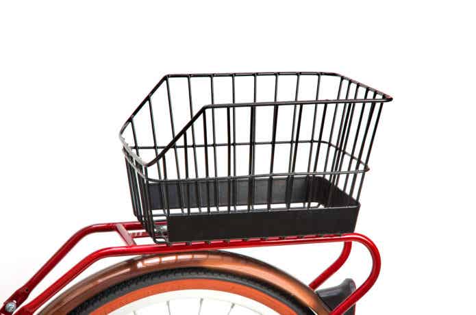 自転車の後ろカゴ
