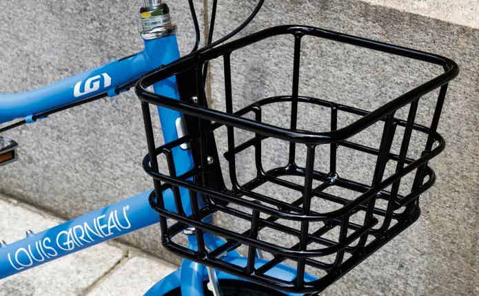 ルイガノ イーゼル7.0に取り付けた前かご