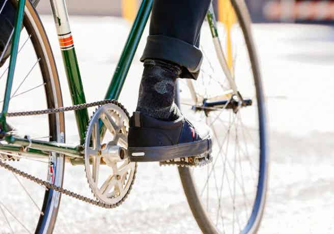 自転車 スニーカー