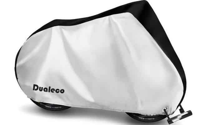 アイレット付きの自転車カバー
