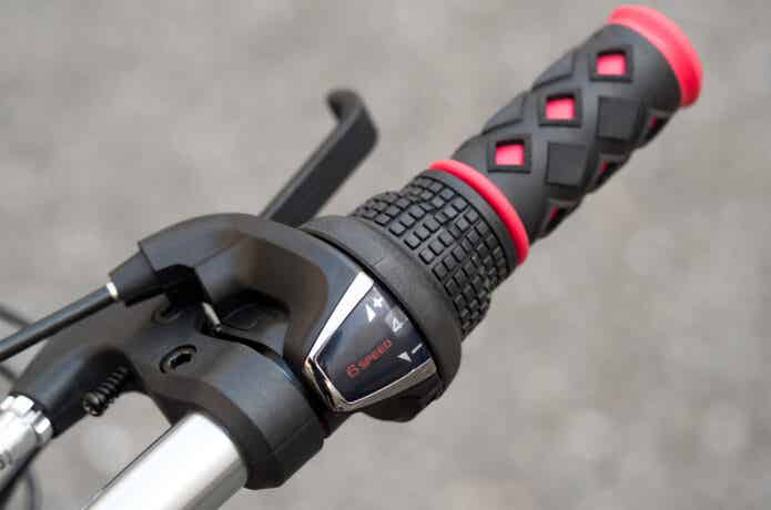 自転車のグリップシフト