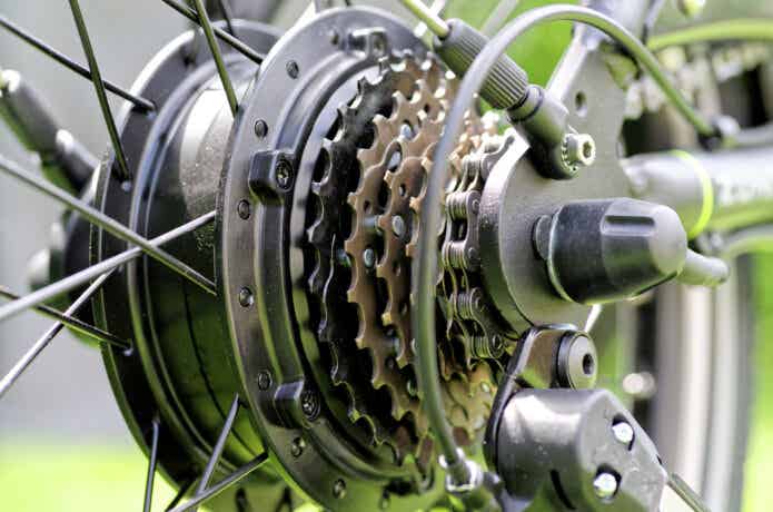電動自転車のリアギア