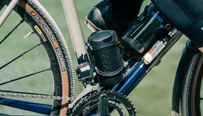 ツールボトルを装着した自転車