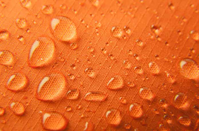 はっ水加工の生地