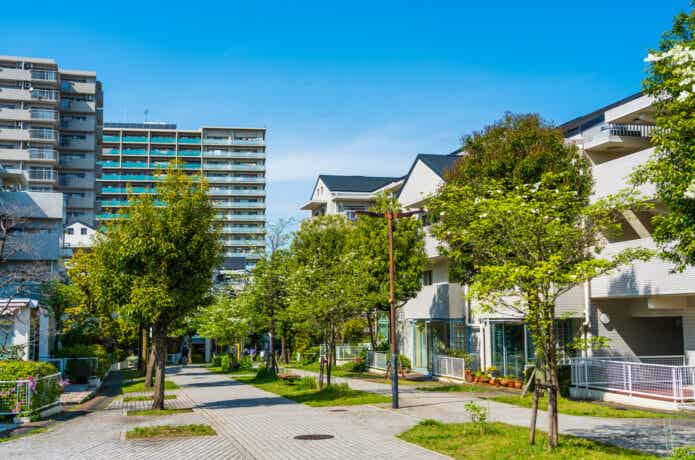 閑静な住宅街