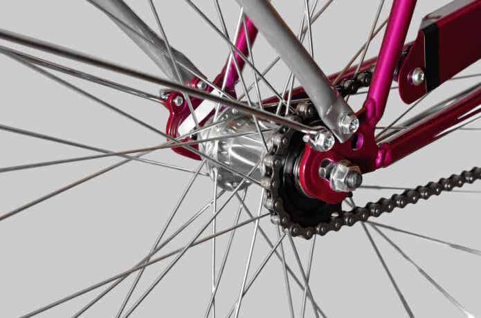 自転車の後輪ギア