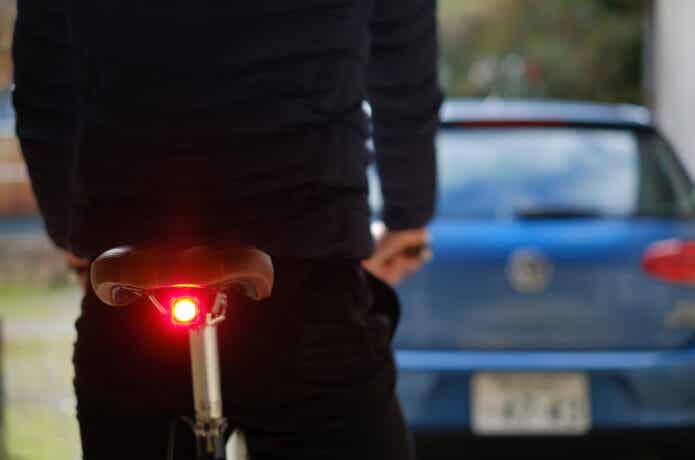 自転車のテールライト