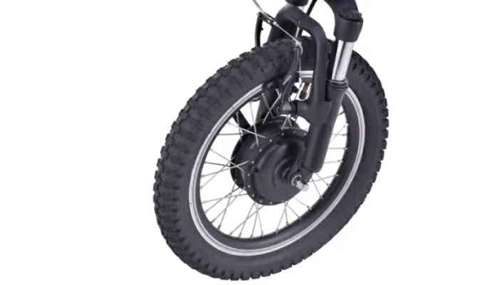 電動折りたたみ自転車　前輪駆動