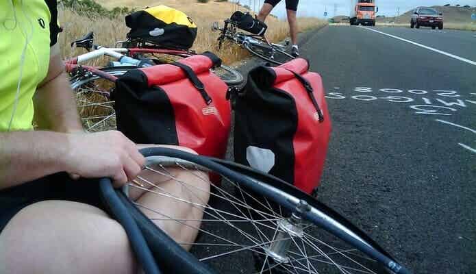ロードバイクのタイヤの交換