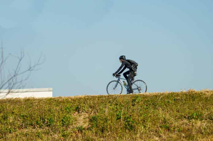 ロードバイクでのサイクリング
