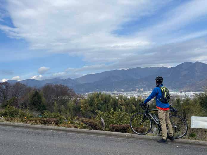 中井・渋沢丘陵サイクリングコースの景色