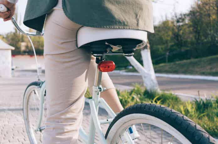自転車のテールライト