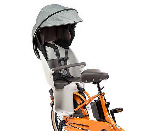 自転車用レインカバーの使用イメージ