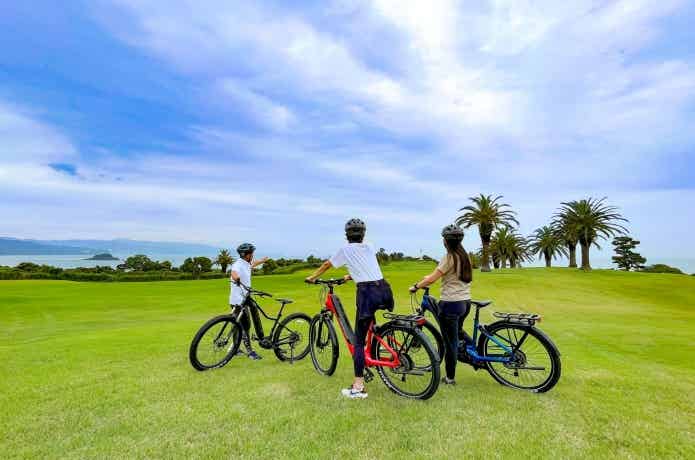 【静岡県 川奈ホテル】「世界ゴルフ場100選」に選出された名門絶景コースでサイクリング