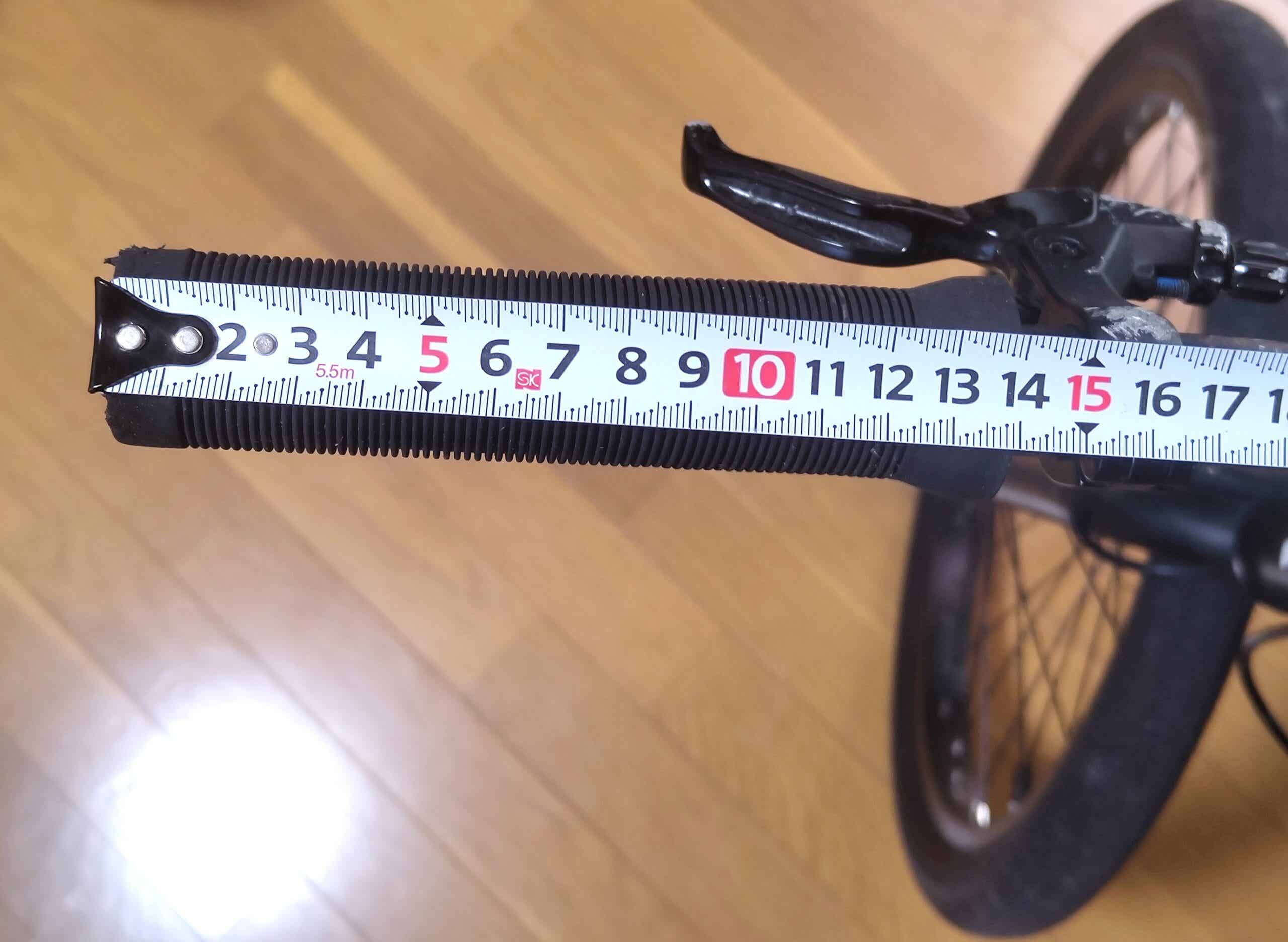 BMXグリップの長さ