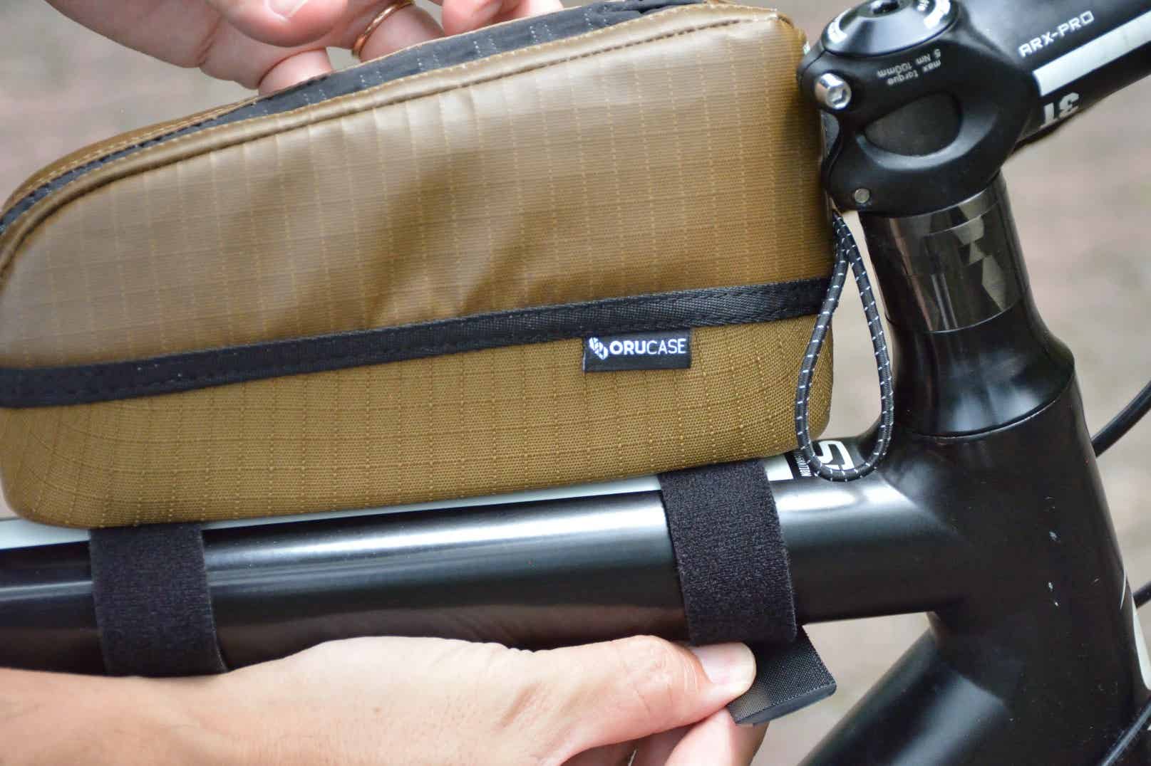 使い勝手バツグン！マグネットジッパーの「ORUCASE Top Tube Bag